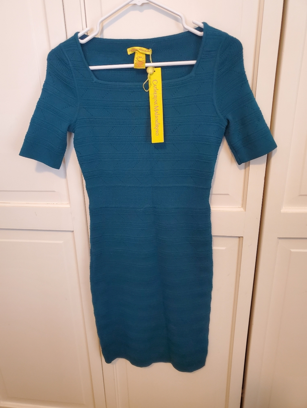 Catherine Malandrino Bodycon Mini Dress in Teal, Size S/P